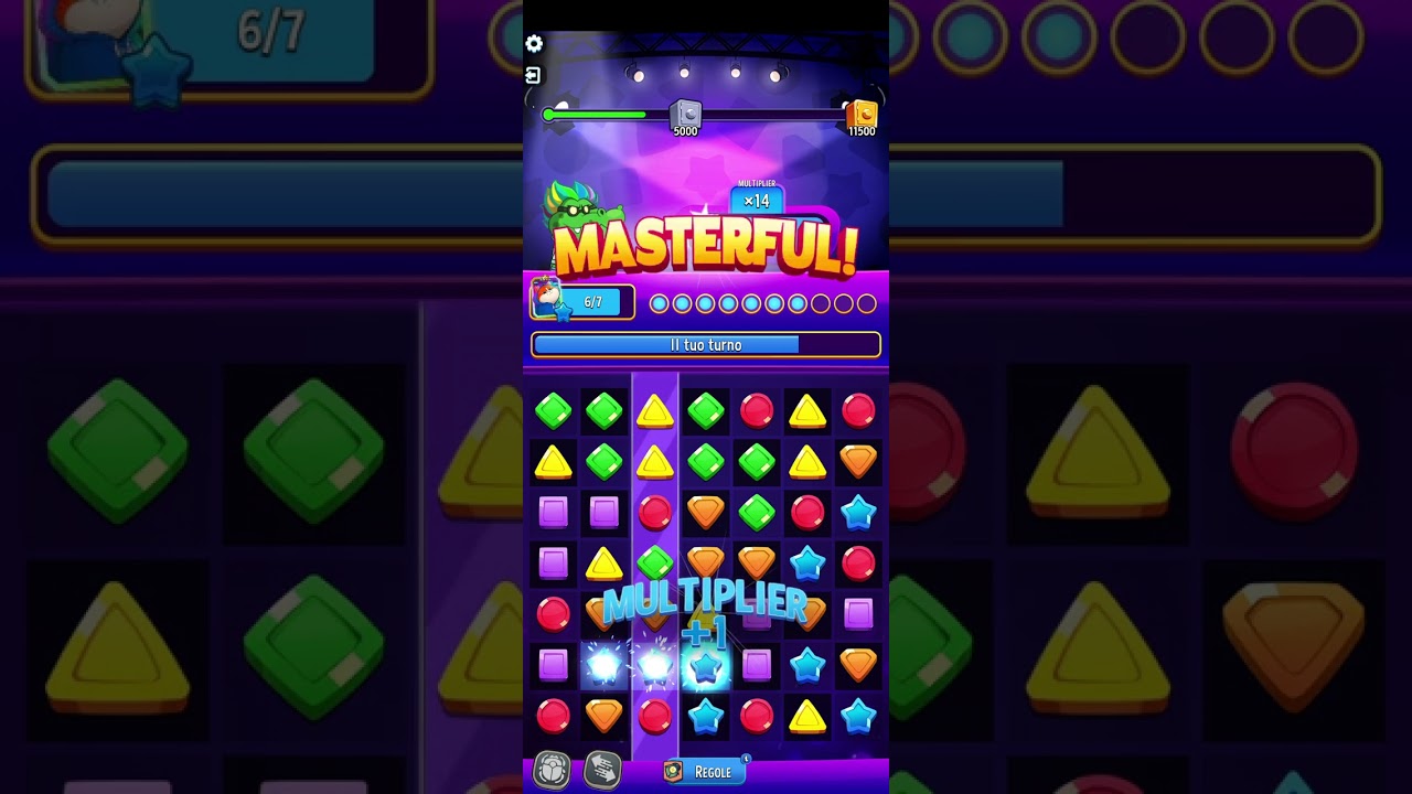 Perfect Heist Lights Up 11500 Match Masters SOLO 