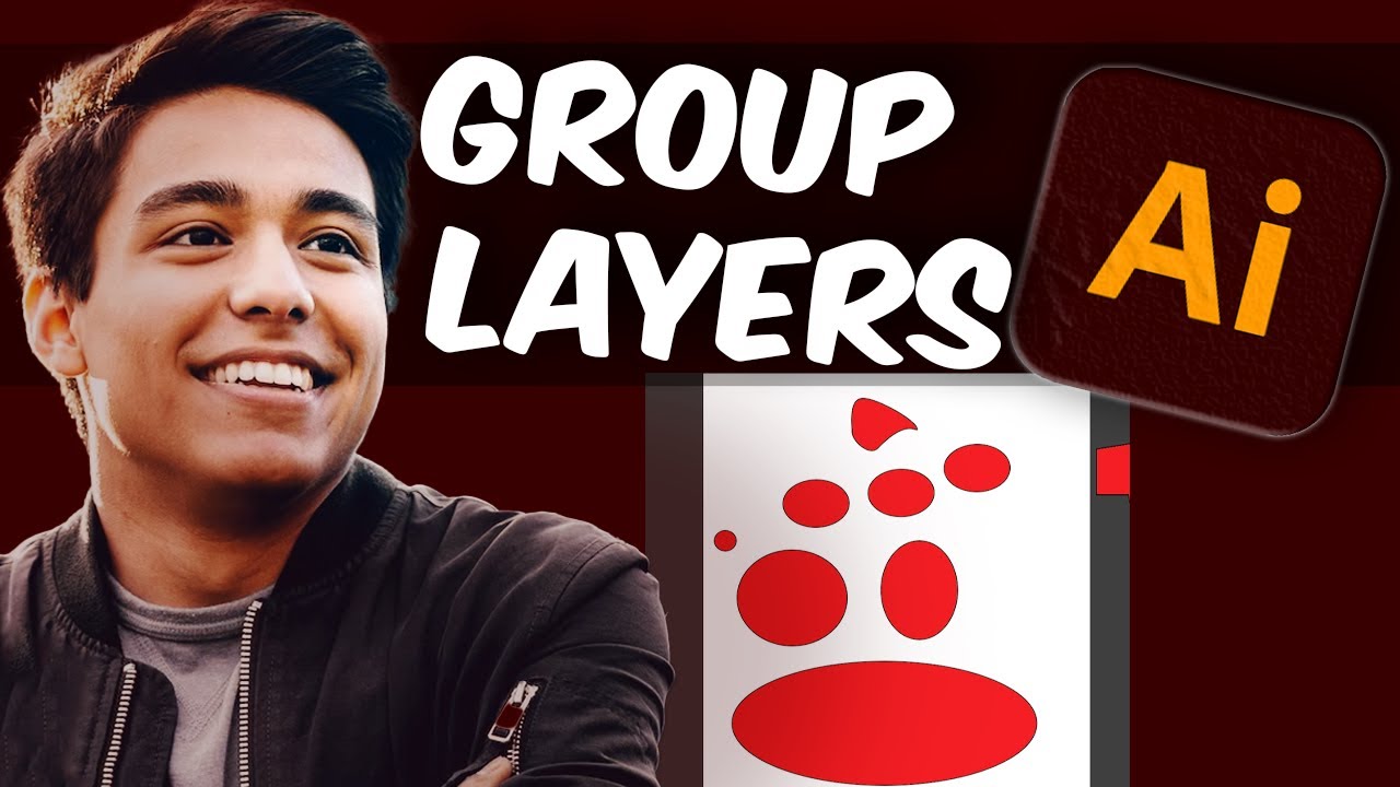 Illustrator Pro 2024 Tutorial: How to Group Layers in Illustrator