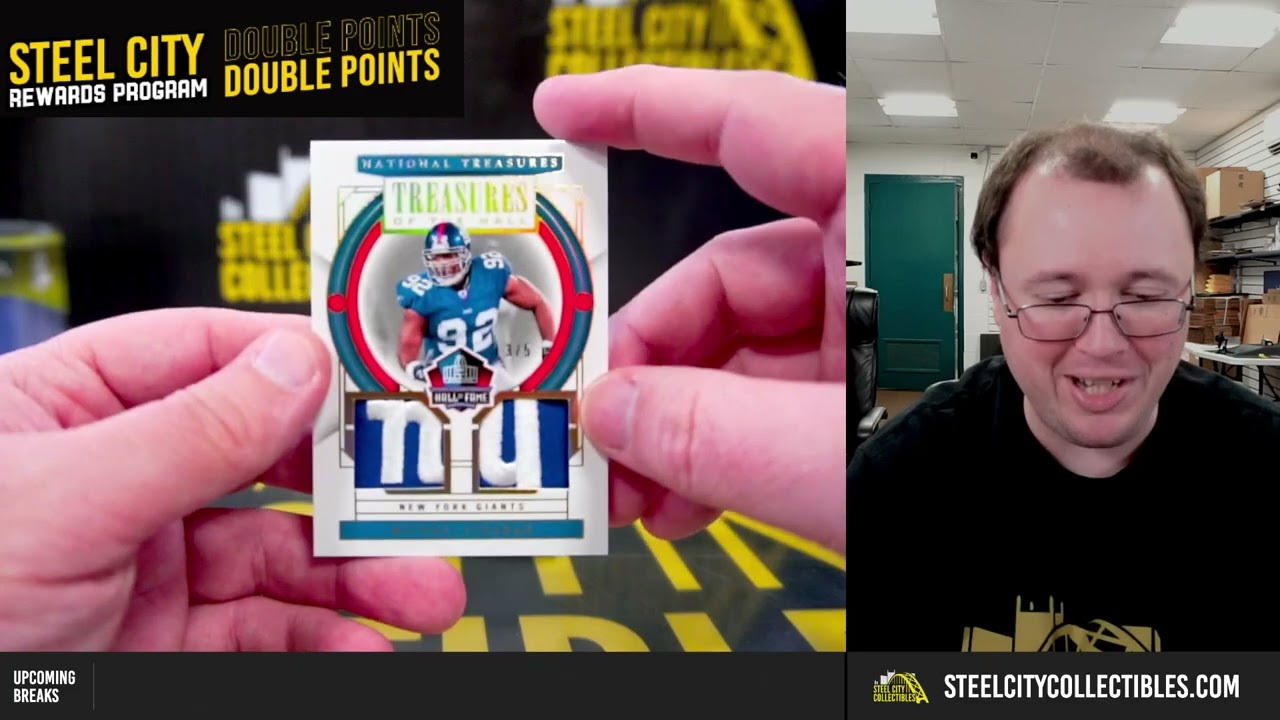 2023 Panini National Treasures Football Hobby Box Random Serial # Group Break #10 - Steve