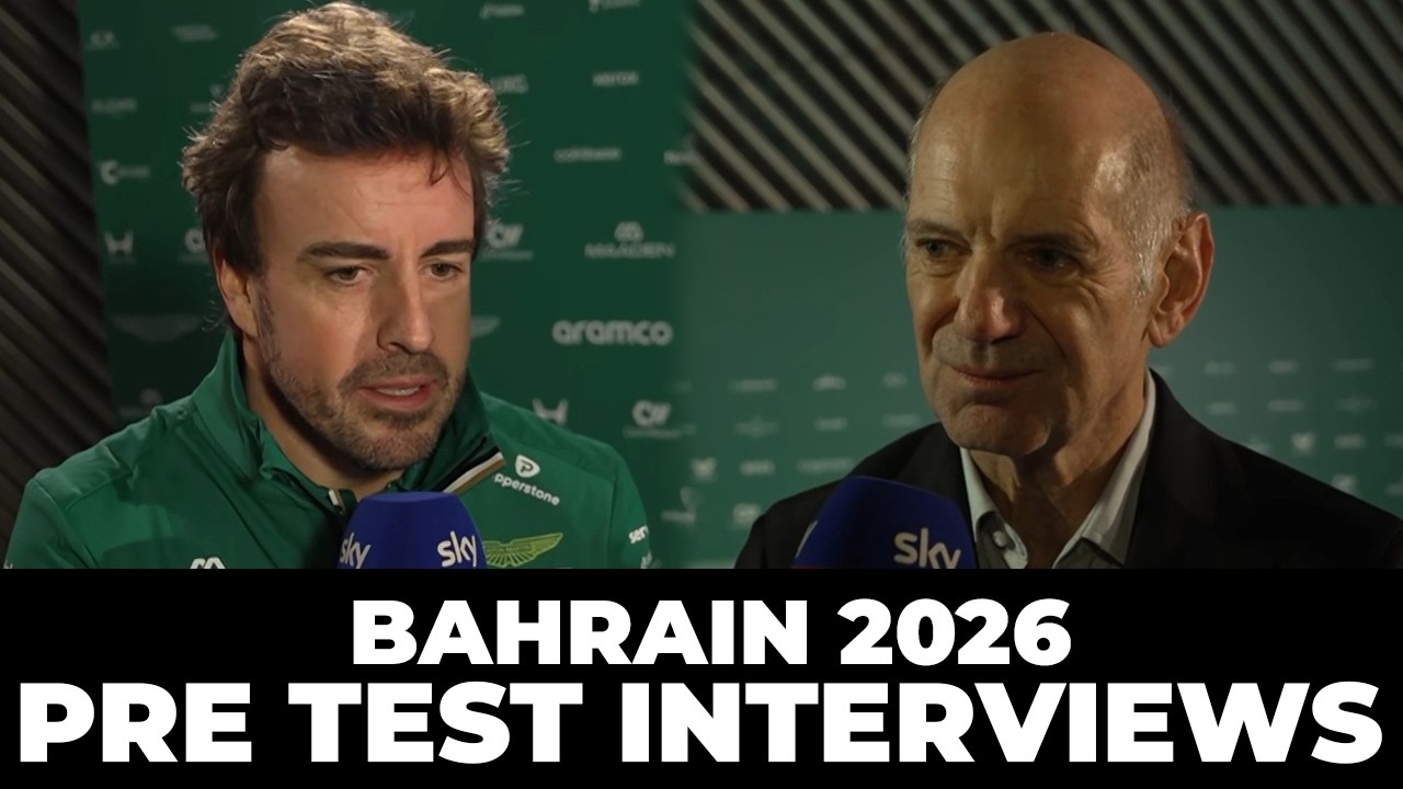 Fernando Alonso & Adrian Newey Pre Test Interview | Bahrain 2026