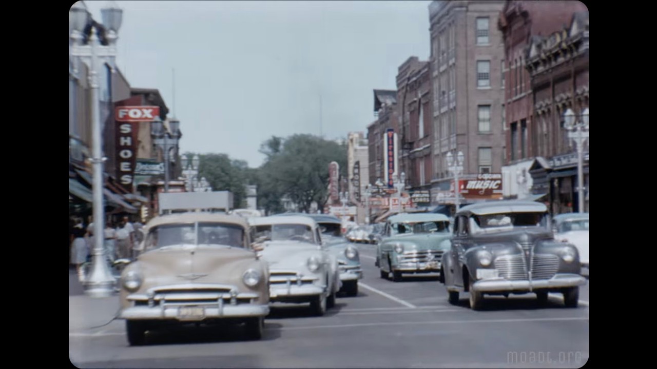 Waterloo, IA Centennial Week - 1954 - 16mm Kodachrome Film