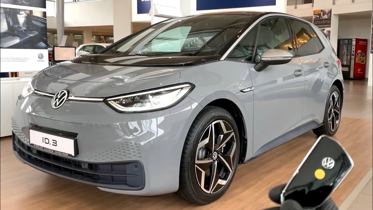 Volkswagen ID.3 Pro (2021) - ПОЛНЫЙ ОБЗОР (внешний вид, интерьер)