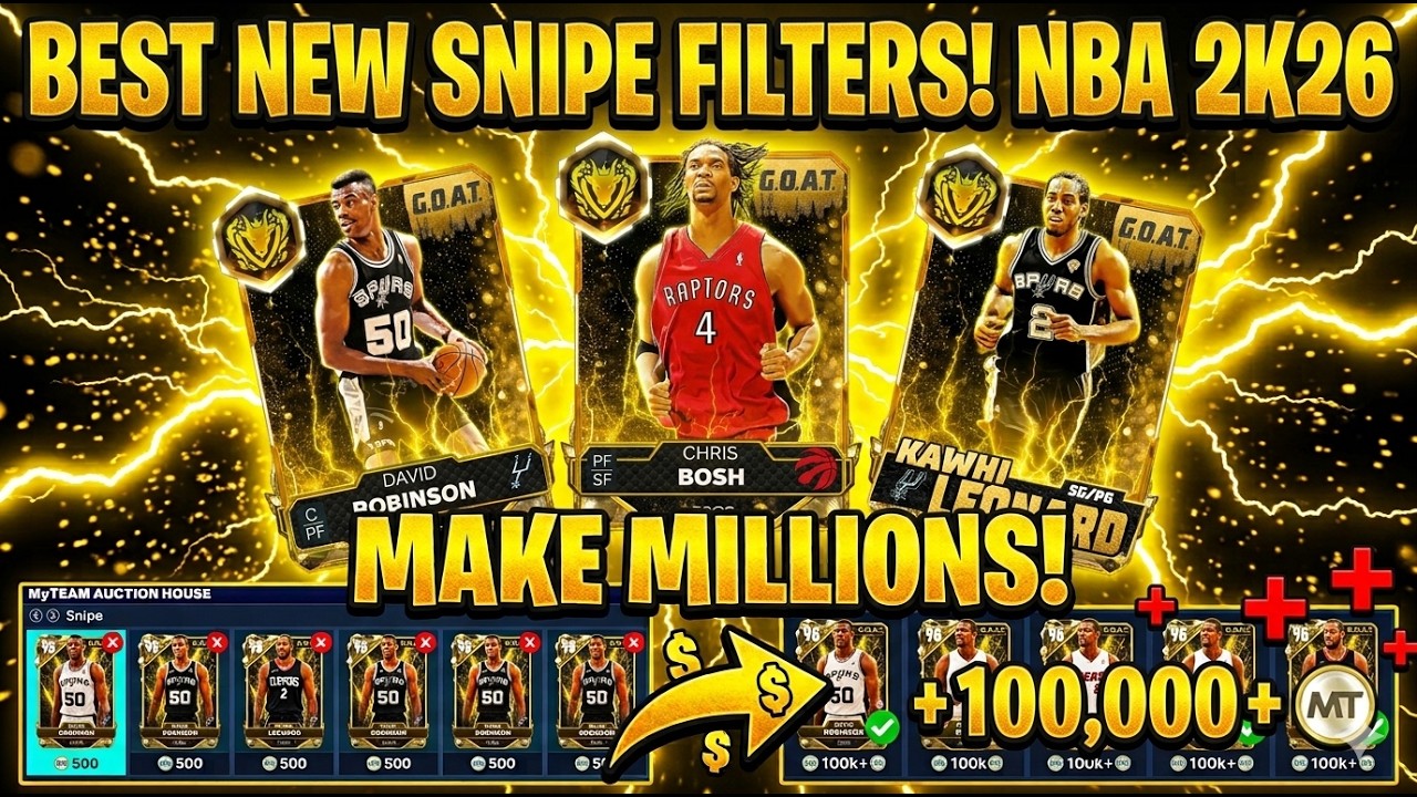 ЛУЧШИЕ фильтры для снайпинга в NBA 2K26, чтобы заработать МИЛЛИОНЫ МТ в MyTeam!