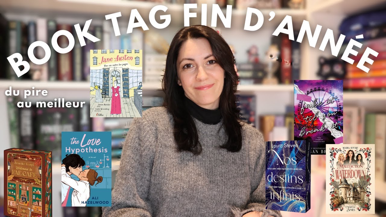 [VLOGMAS DAY 4] - 📚 BOOK TAG DE FIN D