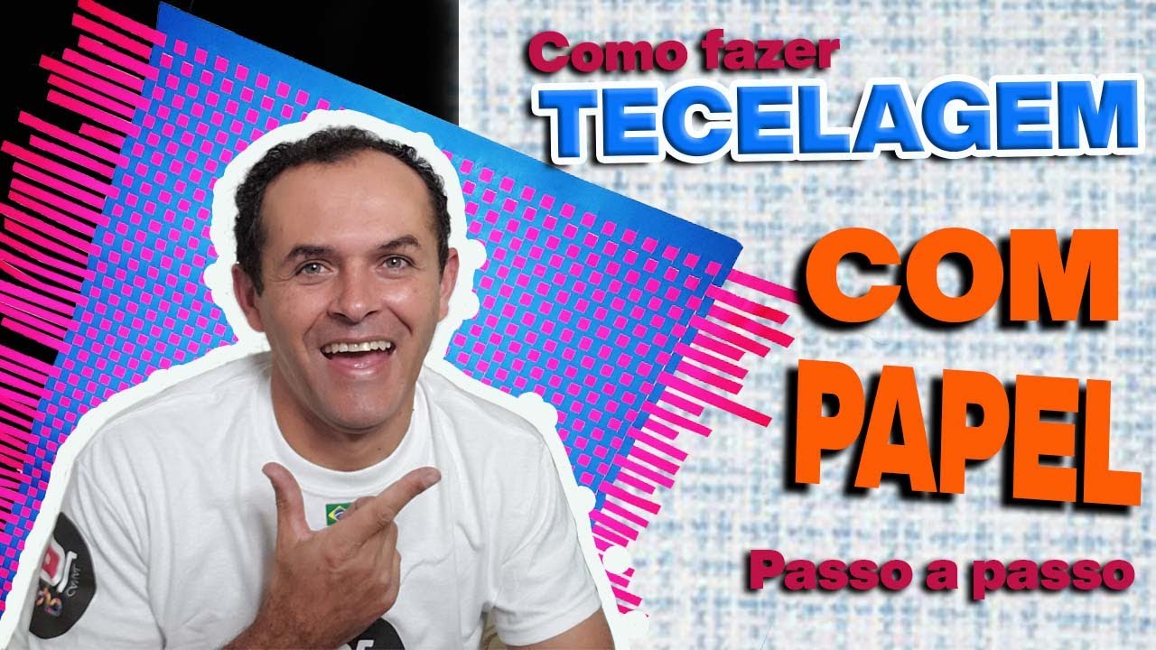 COMO FAZER TECELAGEM COM PAPEL PASSO A PASSO