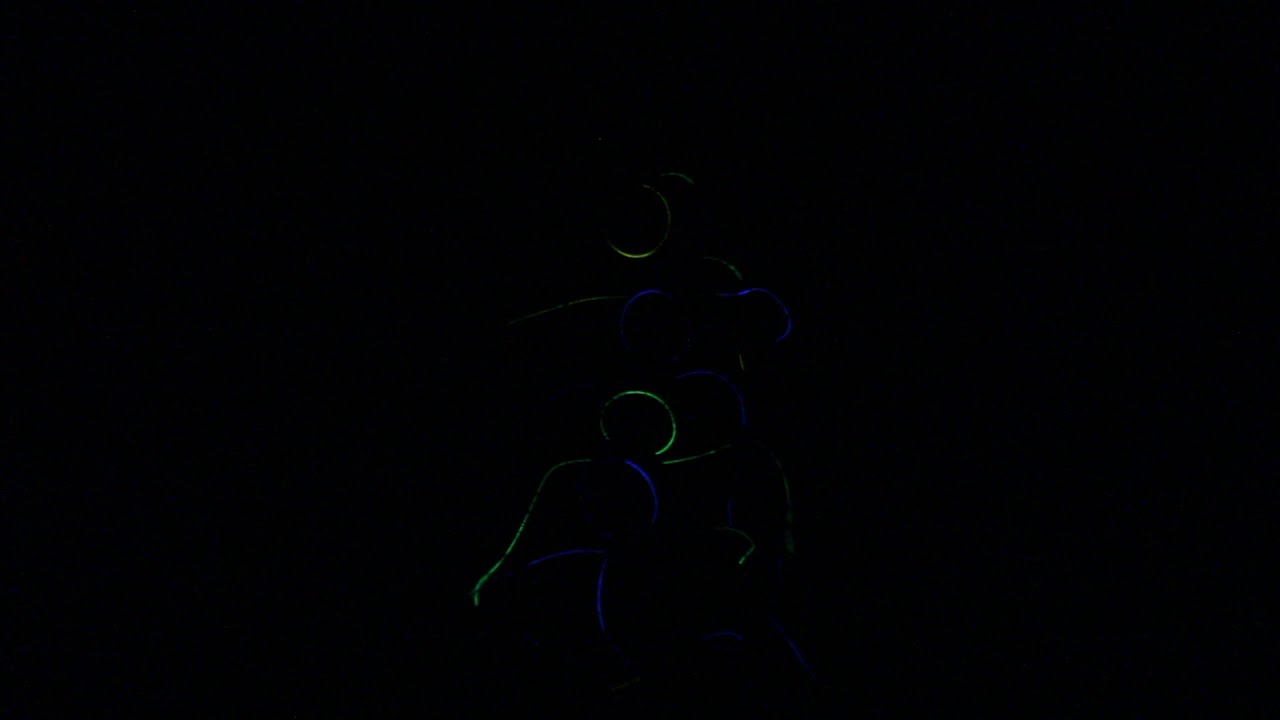 Glow Stick dance on bollywood theme