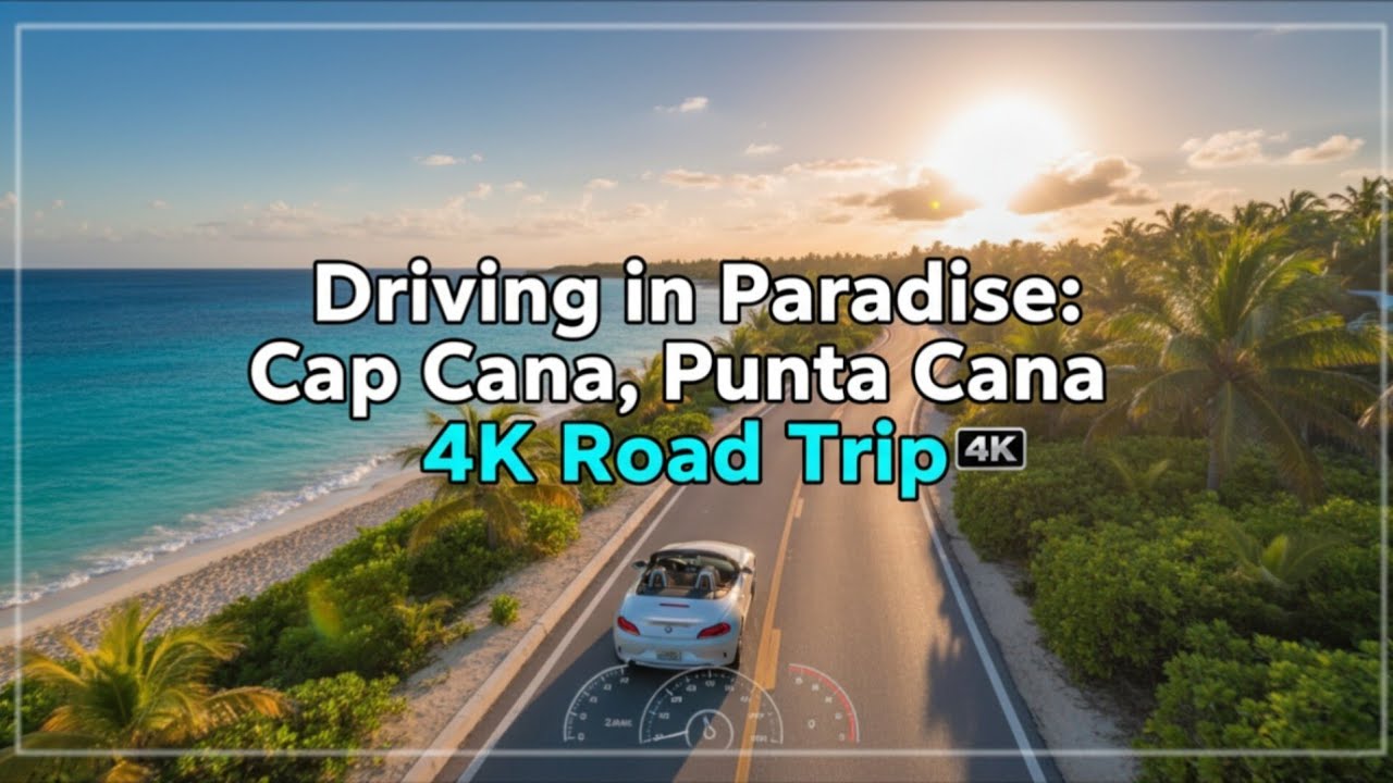 Driving in Paradise: Cap Cana, Punta Cana 4K Road Trip
