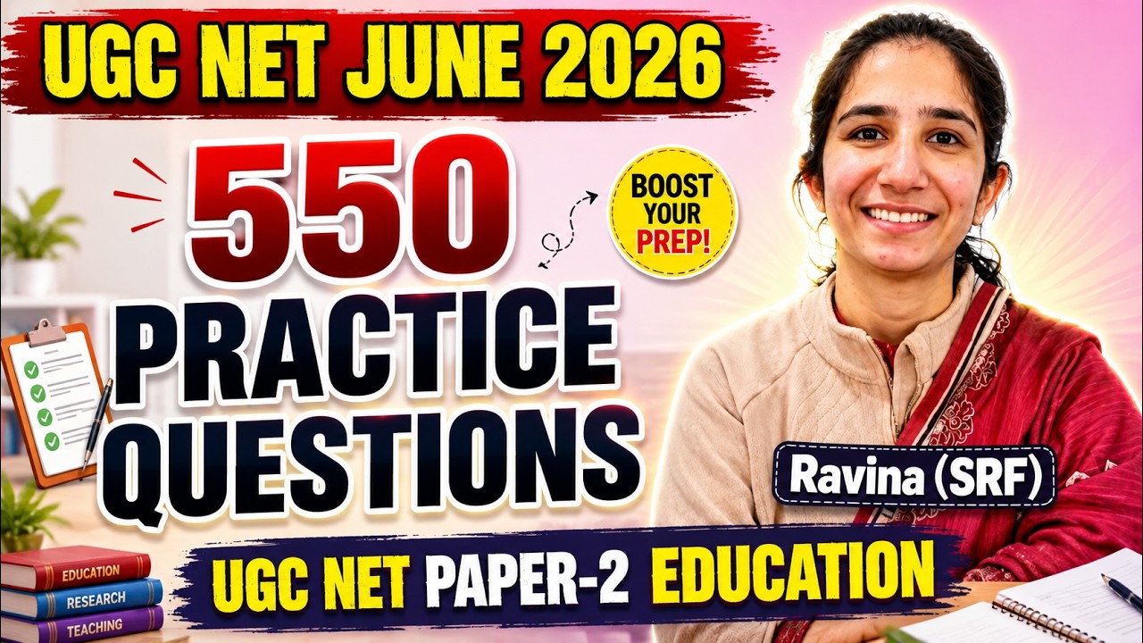 550 Practice Questions UGC NET Education June 2026 @InculcateLearning #ugcneteducation #ugcnet
