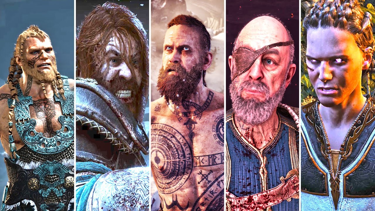 GOD OF WAR - All Norse Gods Deaths