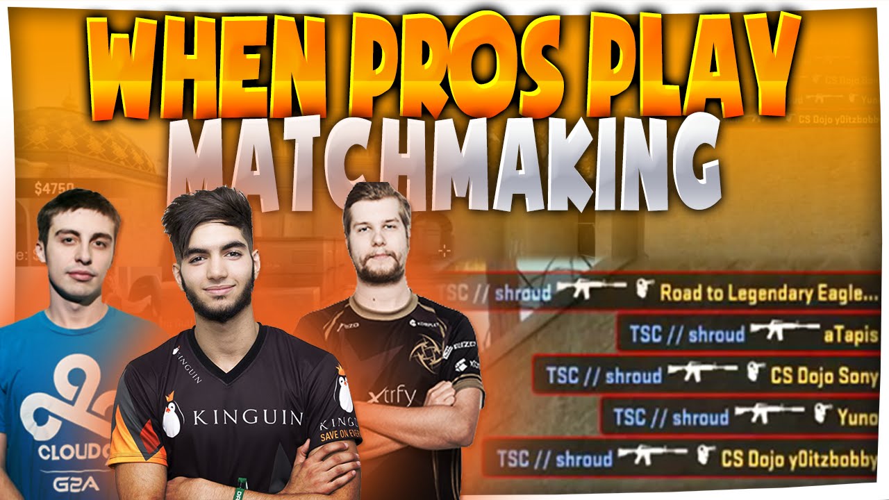 CS:GO - When PROS Play Matchmaking #1 ft. ScreaM, pashaBiceps, f0rest & More!