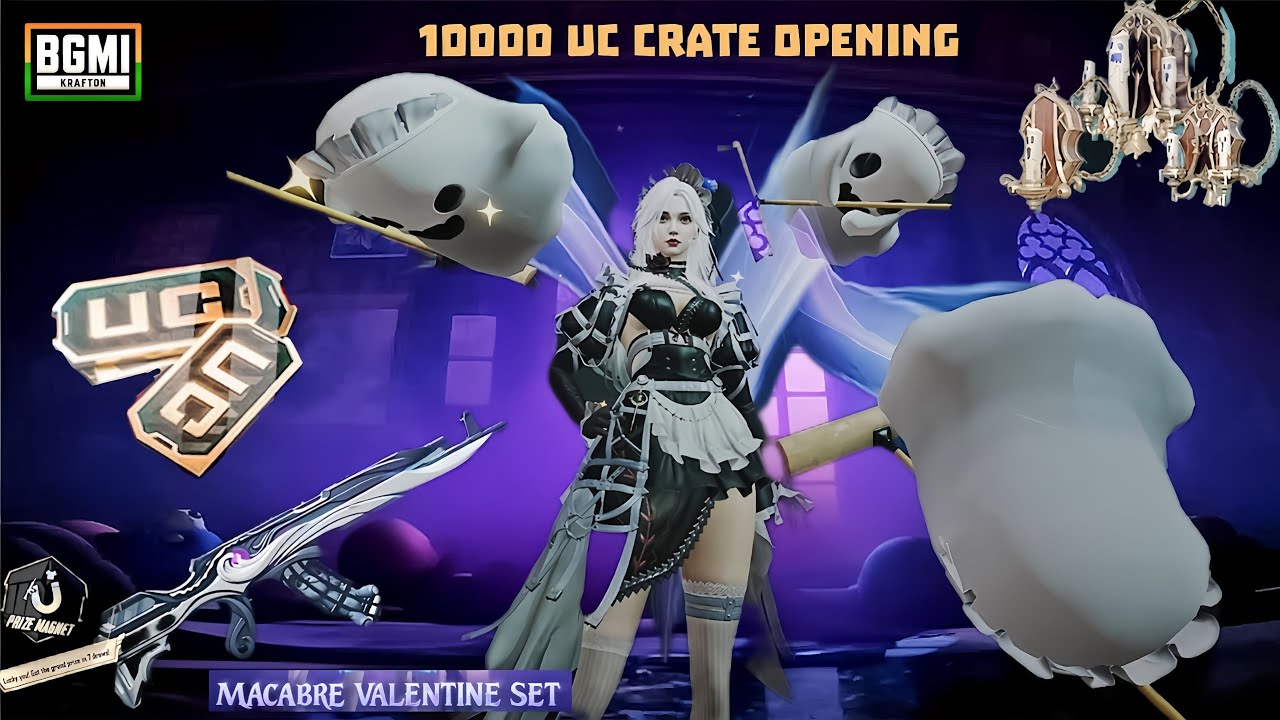 New Ultimate Set Crate Opening 🔥Macabre Valentine Set + M762 Upgrade | BGMI #luckycrateopening 