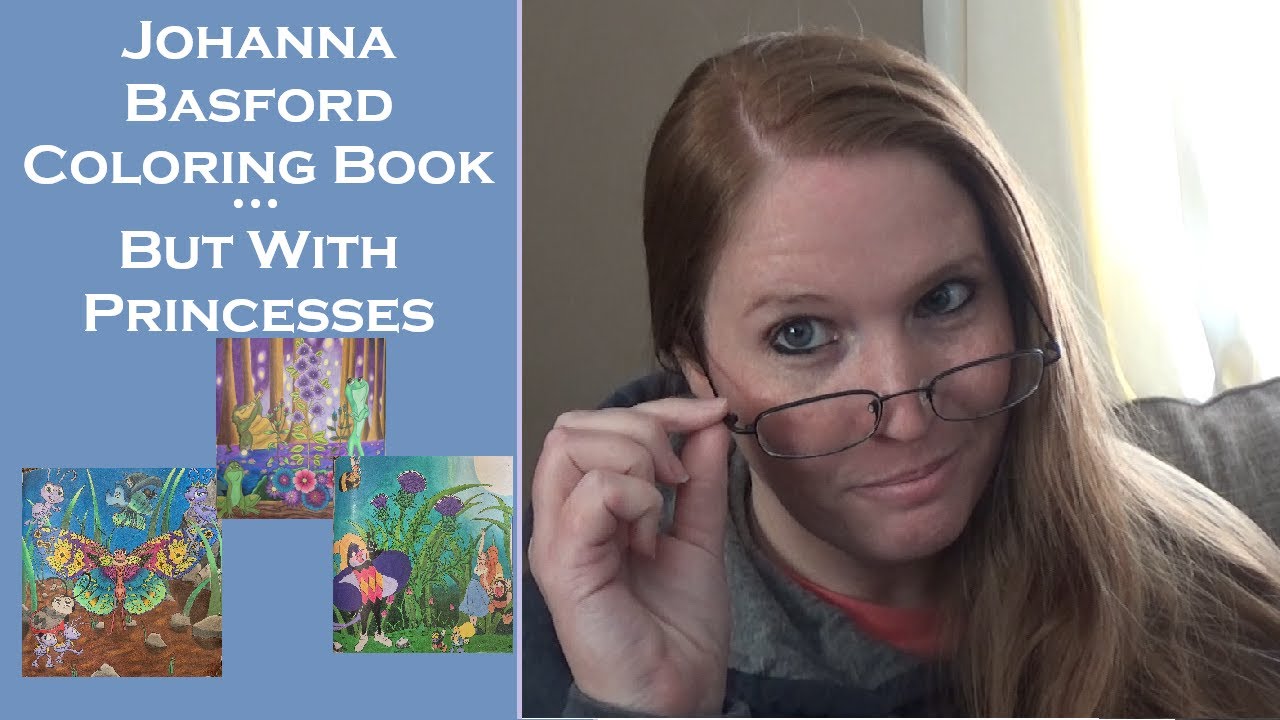 I mixed coloring book art with princess fan art... here's what happened