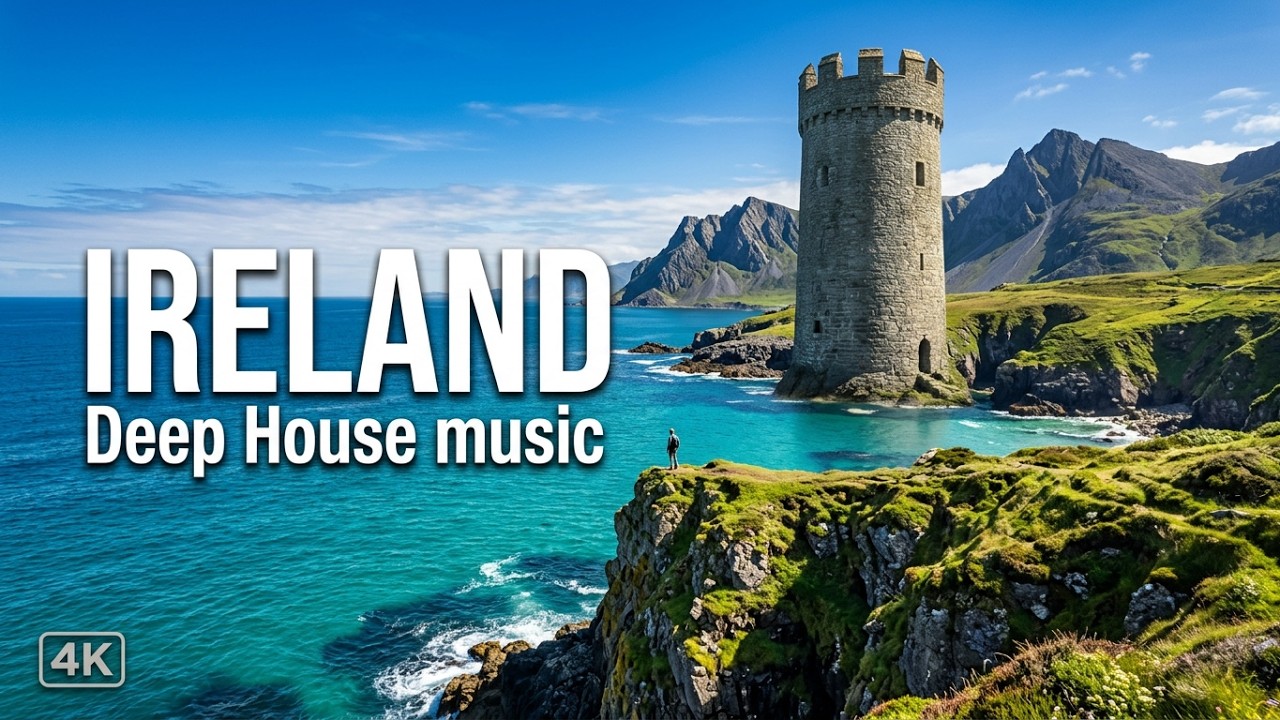 🌿 Emerald Ireland in 4K | Castles, nature, and relaxing music