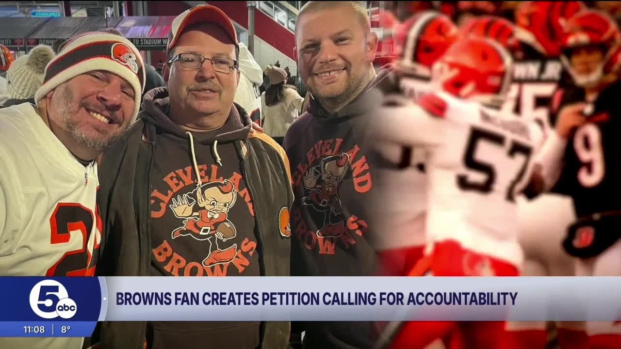 Browns fan starts petition calling for accountability and reform