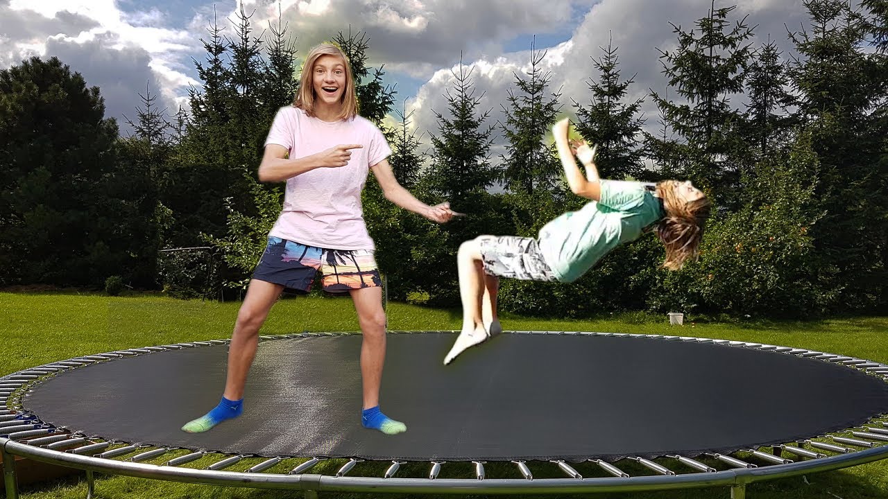 Ich bringe meinem KLEINEN BRUDER einen BACKFLIP bei!