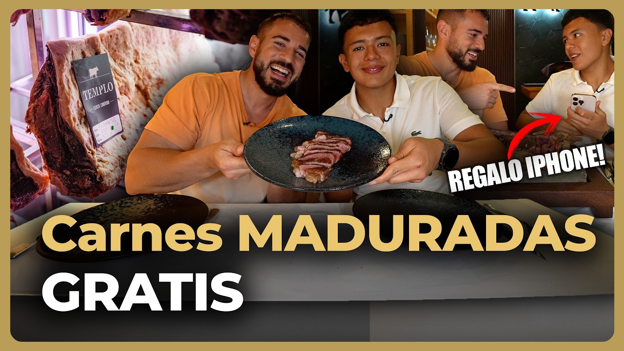 INVIT&Eacute; a CENAR Y REGAL&Eacute; UN IPHONE a un SEGUIDOR