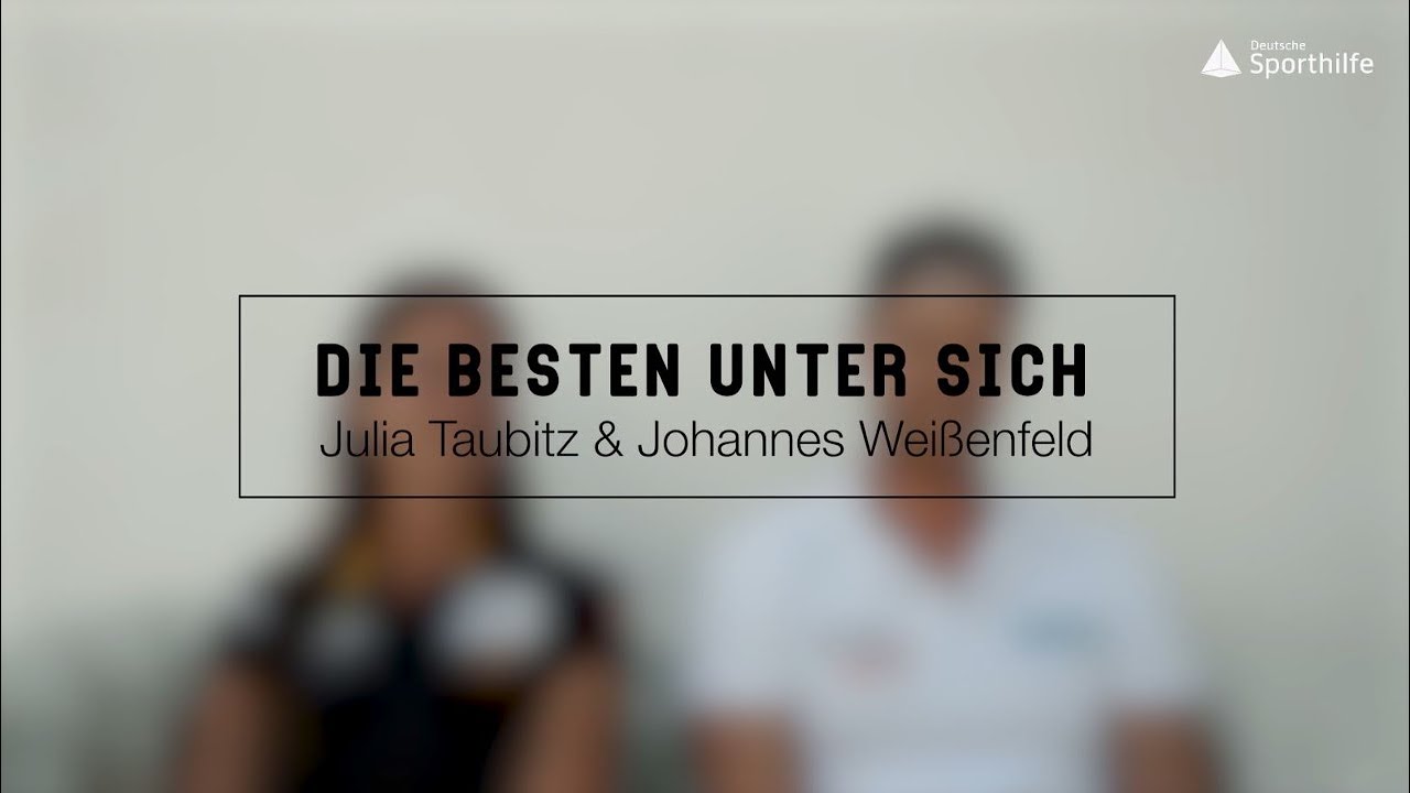 Die Besten unter sich: Julia Taubitz & Johannes Weißenfeld