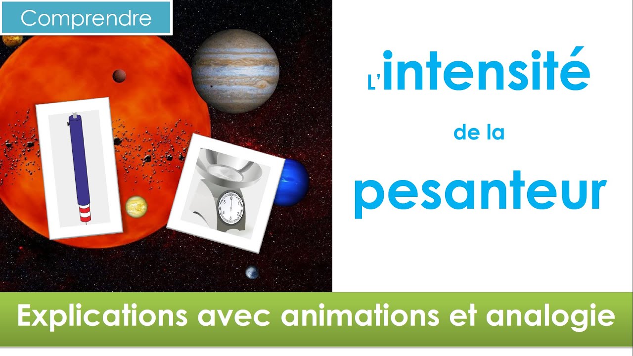 Intensit&eacute; de la pesanteur 🚀 : m&eacute;canique coll&egrave;ge et lyc&eacute;e (niveau 3&egrave;me et plus)