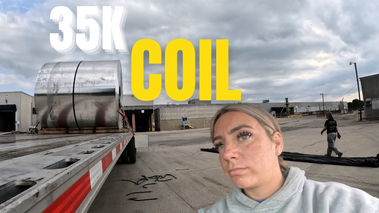 1st Time Securing 35K Steel Coil! 😳