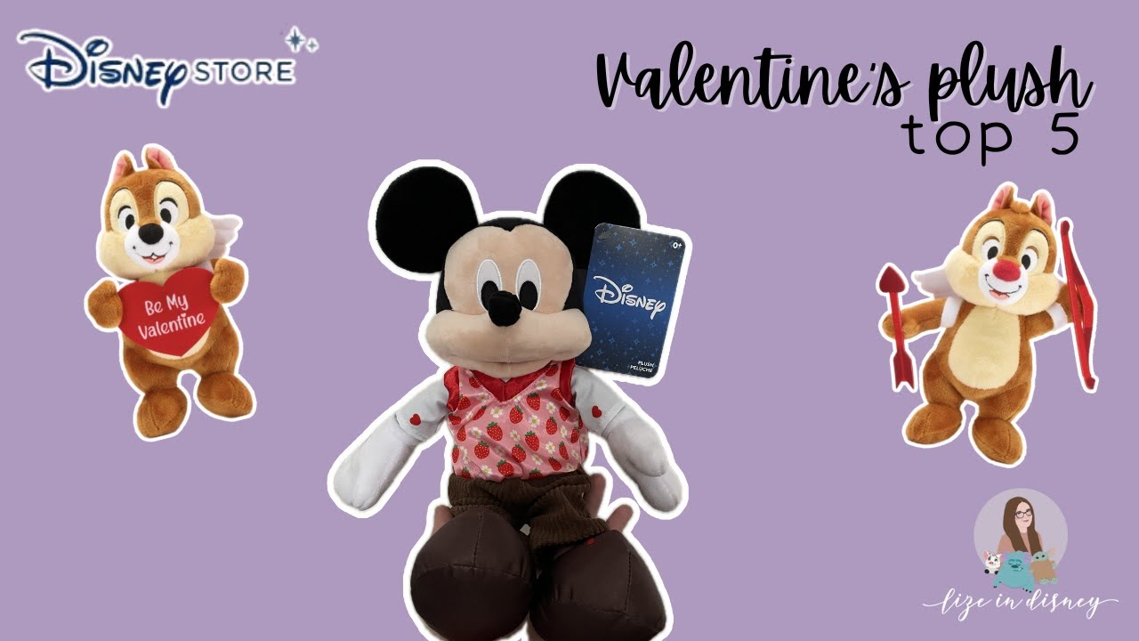 Мои 5 лучших плюшевых игрушек Disney ко Дню святого Валентина 💕 | Коллекция плюшевых игрушек ко Д...