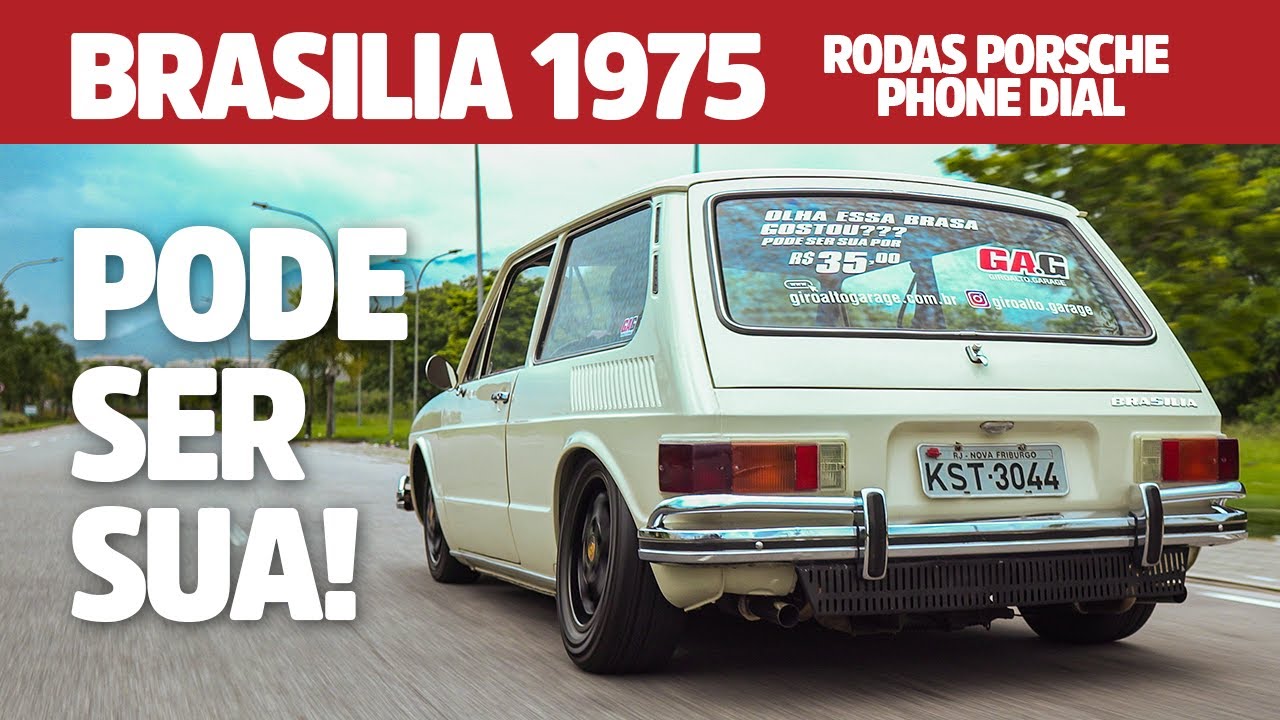 VW BRASILIA 1975 - Pode ser sua!