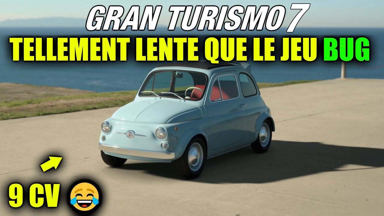 😂 LA VOITURE LA PLUS LENTE DE GRAN TURISMO 7