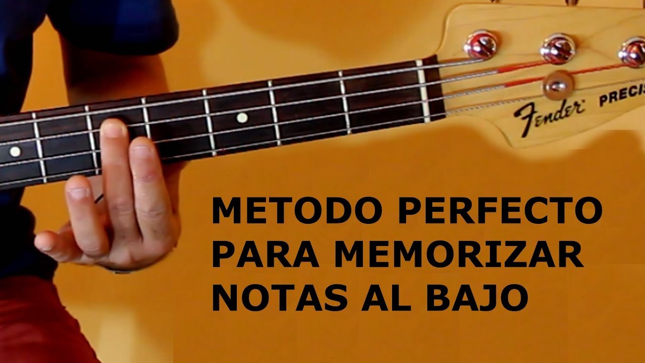 Método perfecto para APRENDER las NOTAS al bajo, MEMORIZA y PRACTICA con tu BAJO
