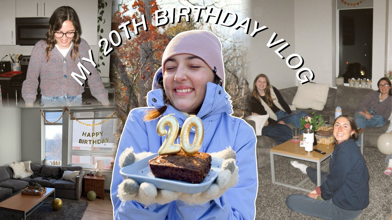my 20th birthday vlog 🎂