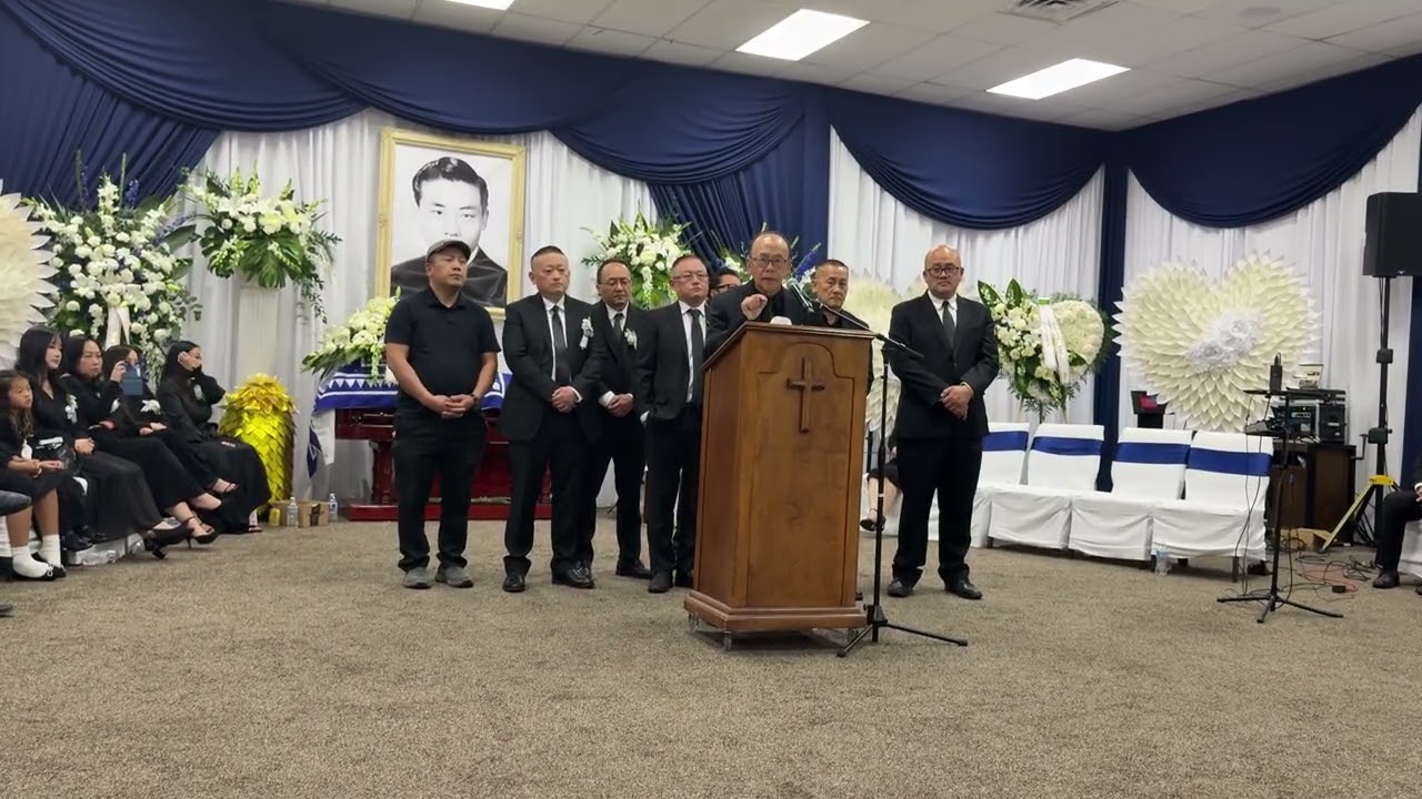 Thomas spoke at uncle Shur funeral 2/8/26