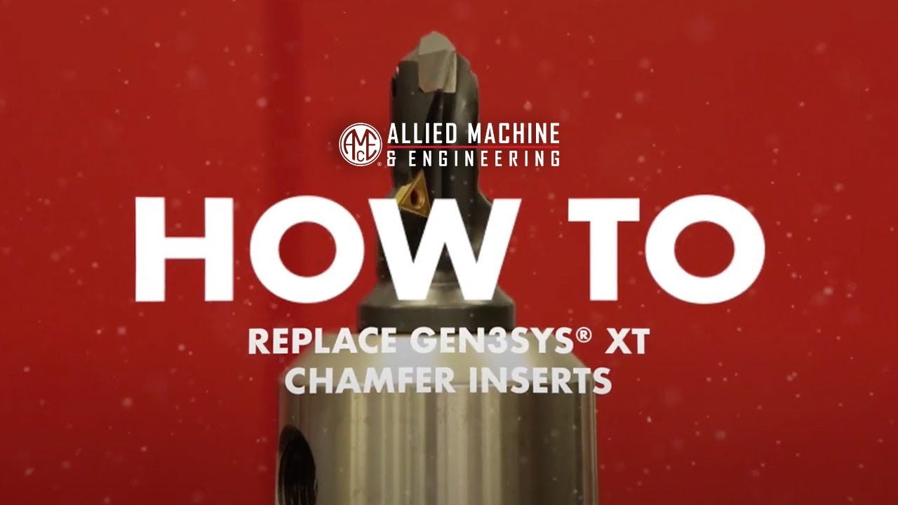 How to replace GEN3SYS&reg; drill chamfer inserts