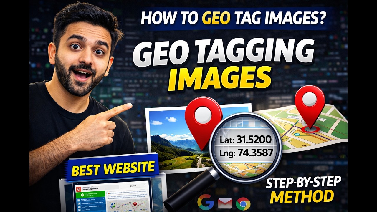 How To Geo Tag Images for SEO (Step-by-Step) | Geo Tagging Images Free Tool 2026 | SEO Playlist