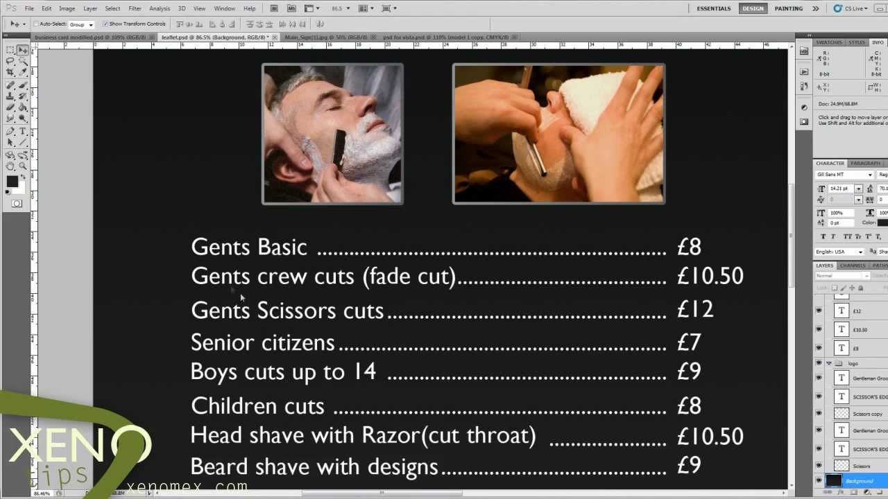 How to copy layer styles in Photoshop #1