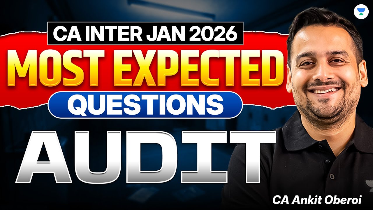 MOST EXPECTED QUESTIONS I Audit CA Inter Jan 26