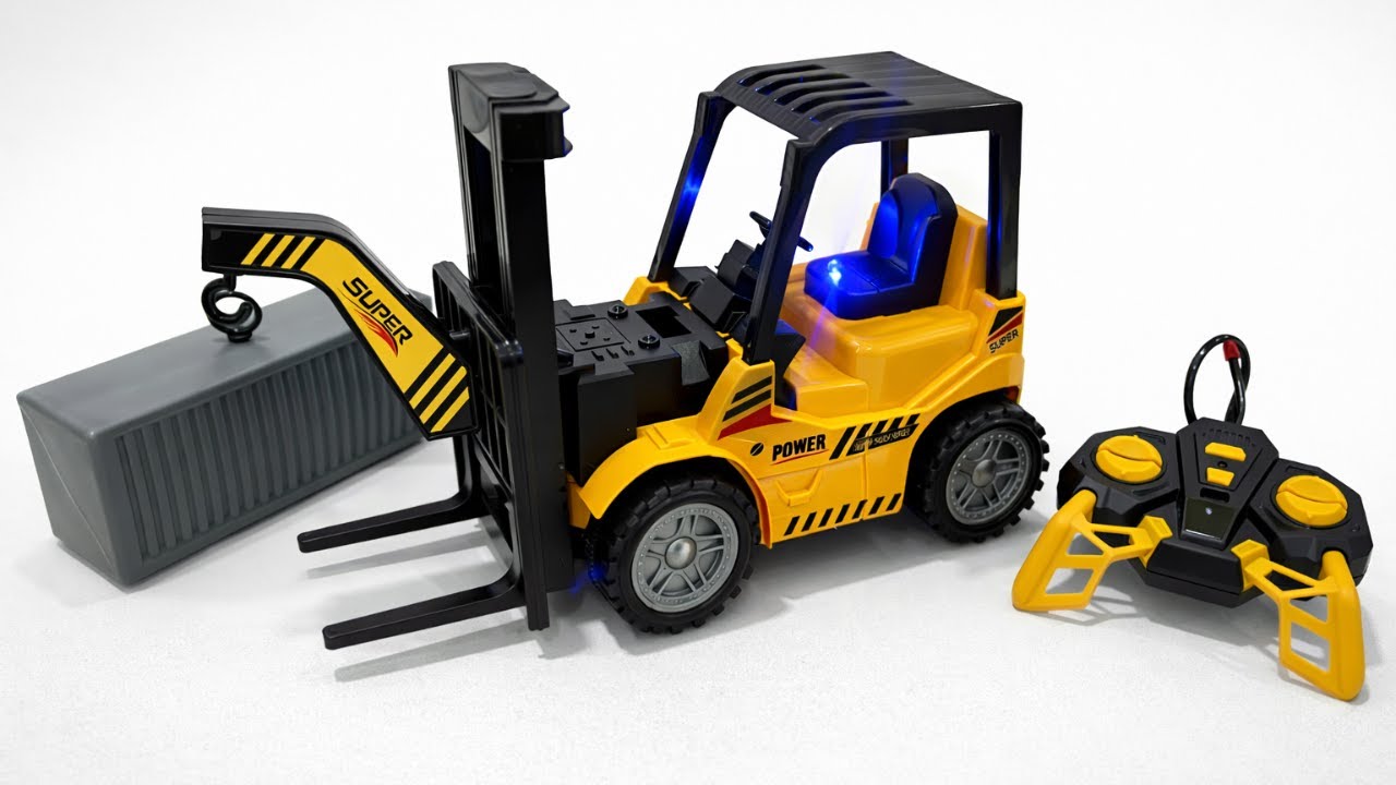 Unboxing RC Engineering Vehicle & Crawler Crane | Quiet ASMR Video