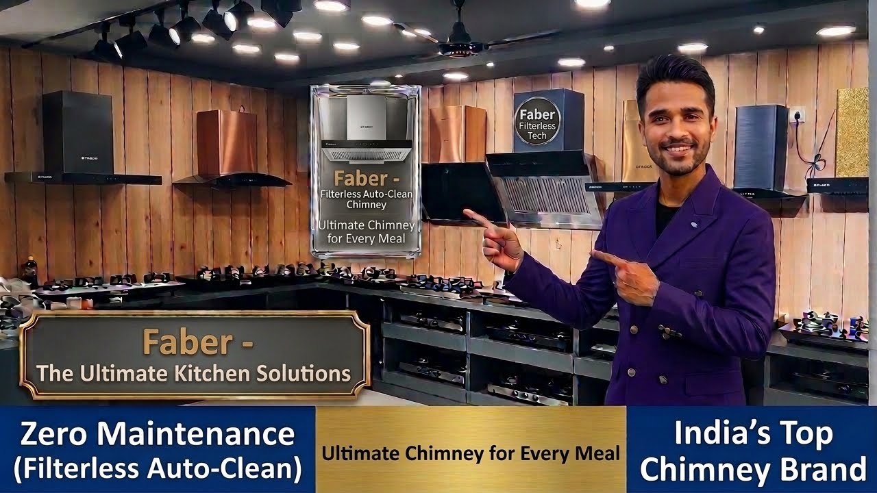 Faber chimneys  auto clean zero 0 maintenance chimneys for 🏡 home