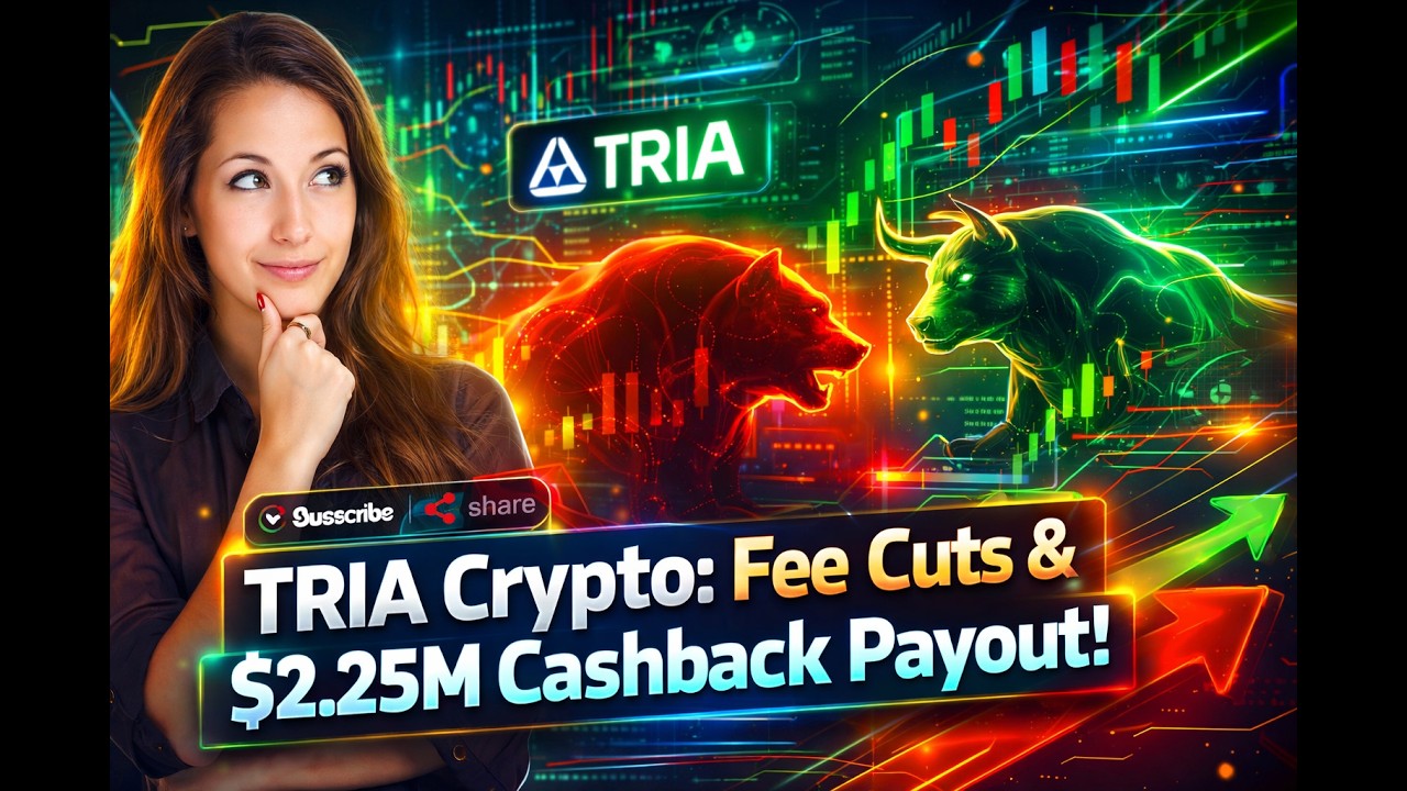 TRIA Crypto: Fee Cuts & $2.25M Cashback Payout!