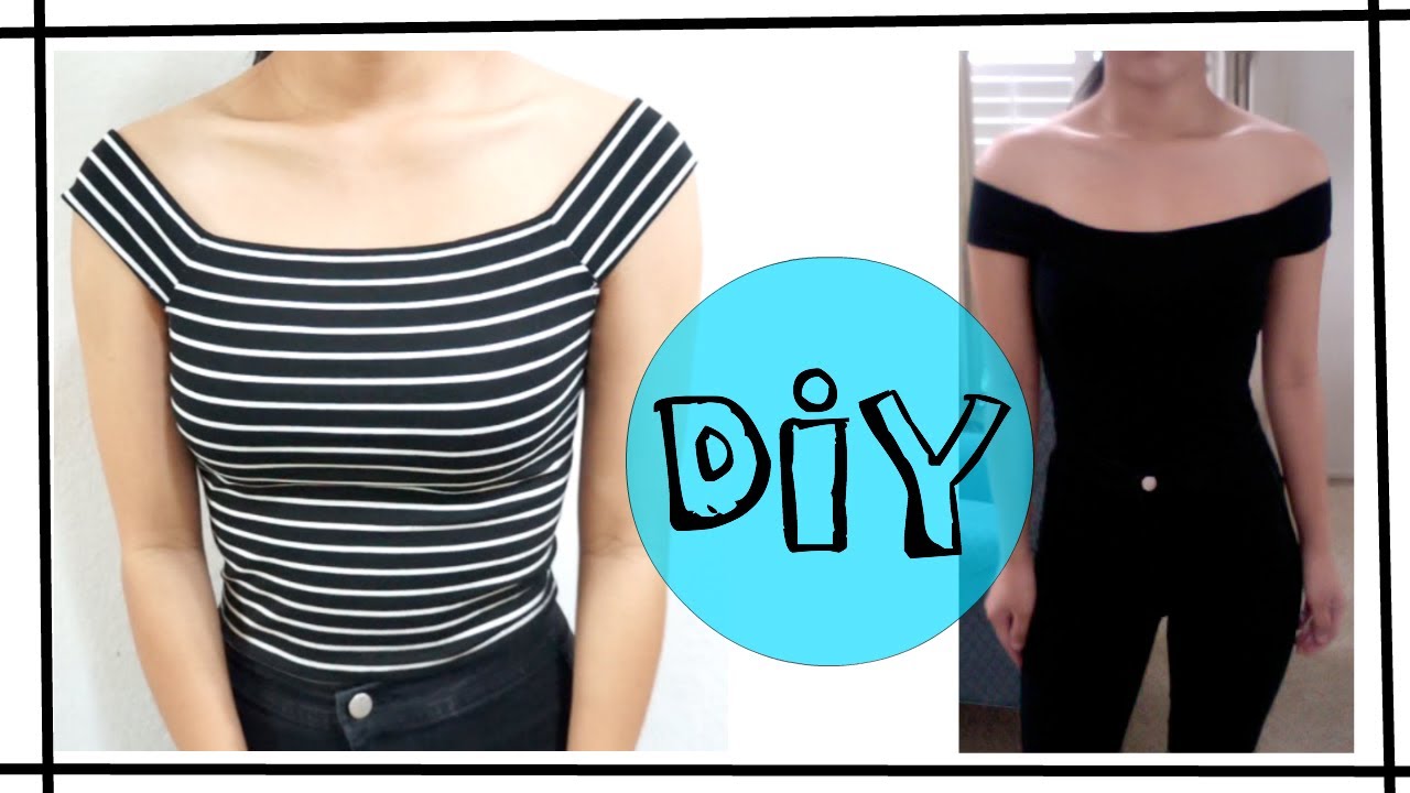 DIY Off The Shoulder Top [EASY]