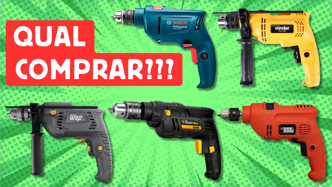 A Melhor Furadeira de Impacto Custo-Benefício para Instalar Móveis: Leveza e Potência!