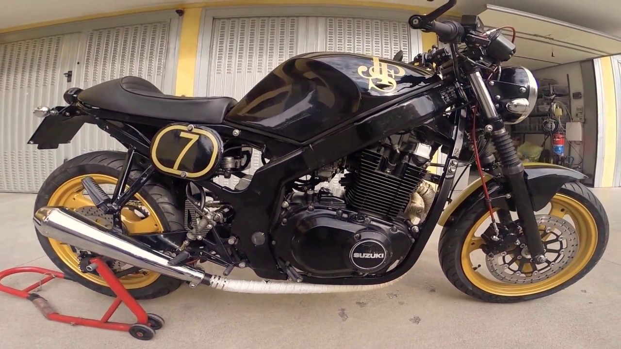 Cafe Racer Suzuki GS 500   video 3