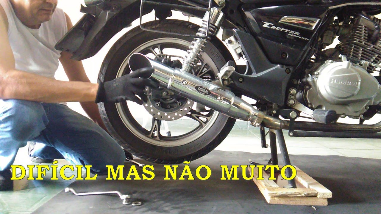 Tirar e colocar a roda traseira da Chopper Road
