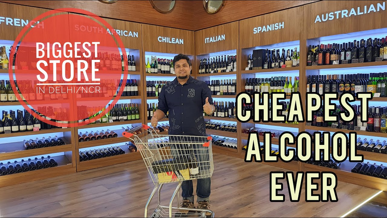 Largest Alcohol Store In Delhi NCR | Liquor Cheaper Than Goa And Duty Free | Discovery Wines L1
