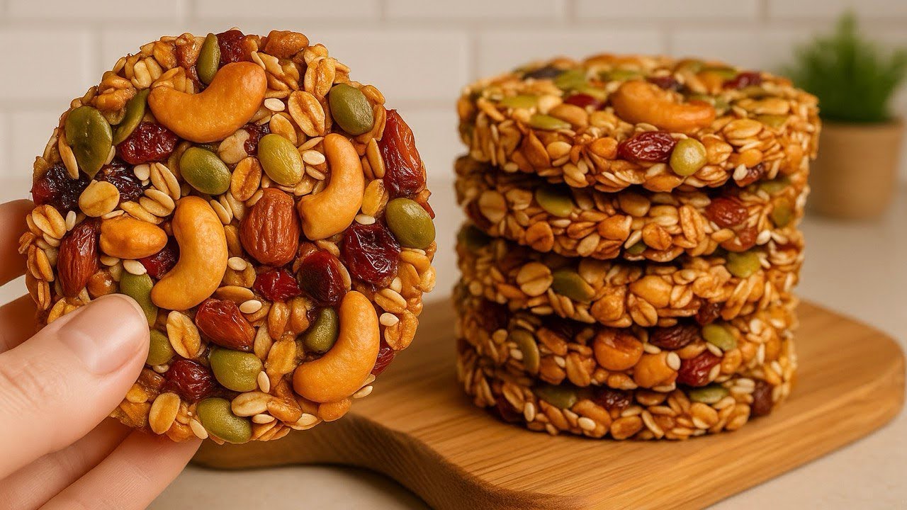 Ich esse keinen Zucker! Gesunde Kekse ohne Zucker, Mehl und Gluten! Energiedessert!