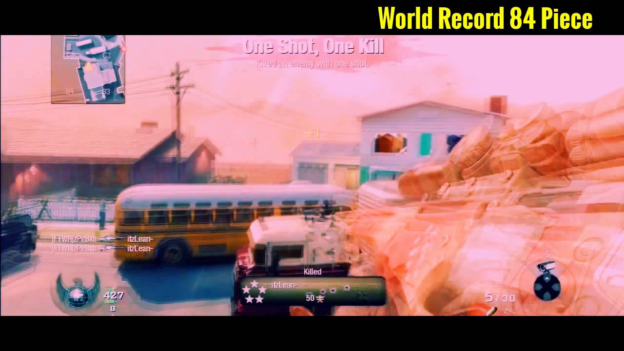 [HD] New World Record Black Ops 1 84 Piece 1v1 Spawn Trap On Black Ops 1 Nuketown! (Exclusive)