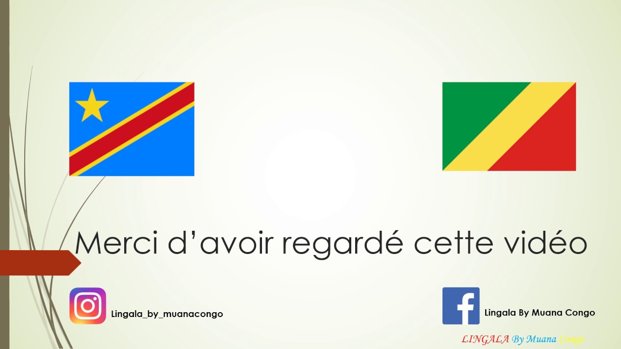 APPRENDRE LE LINGALA Leçon 7