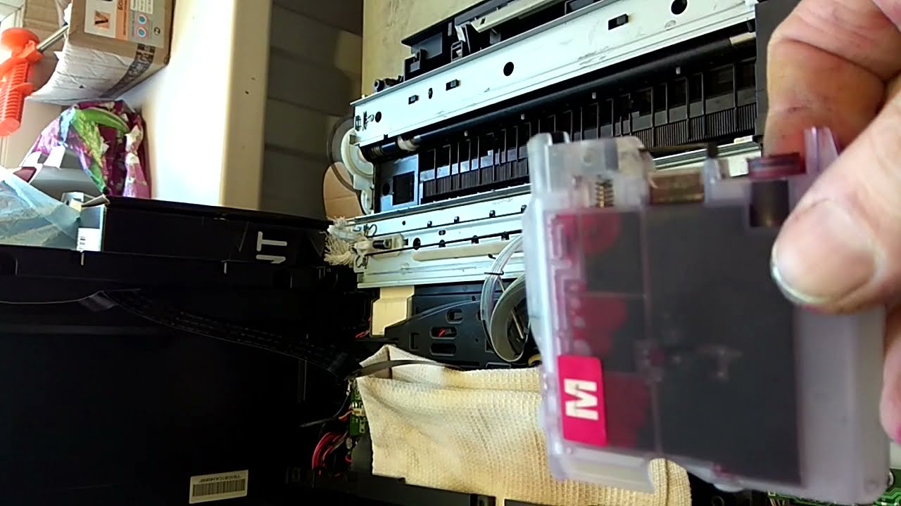 Brother MFC-315W_Прокачка чернил из сервисного меню