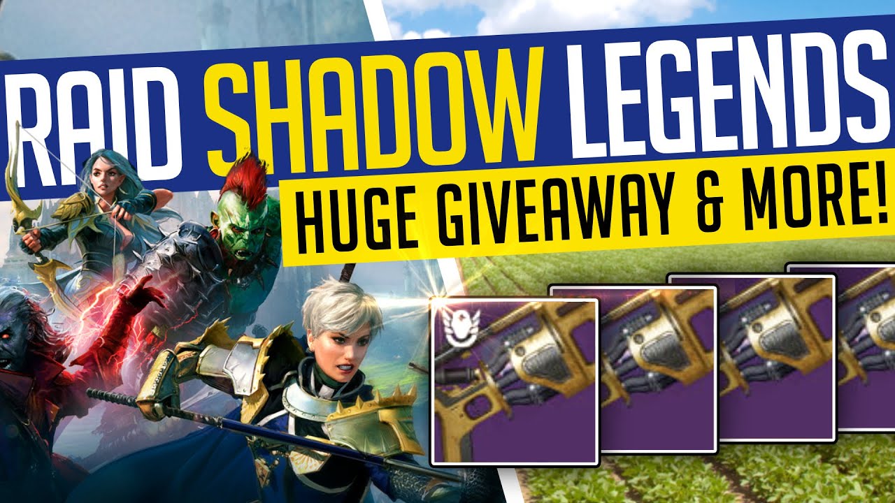 RAID SHADOW LEGENDS! New Quest, Huge Giveaway, Boosts & More! #Sponsored