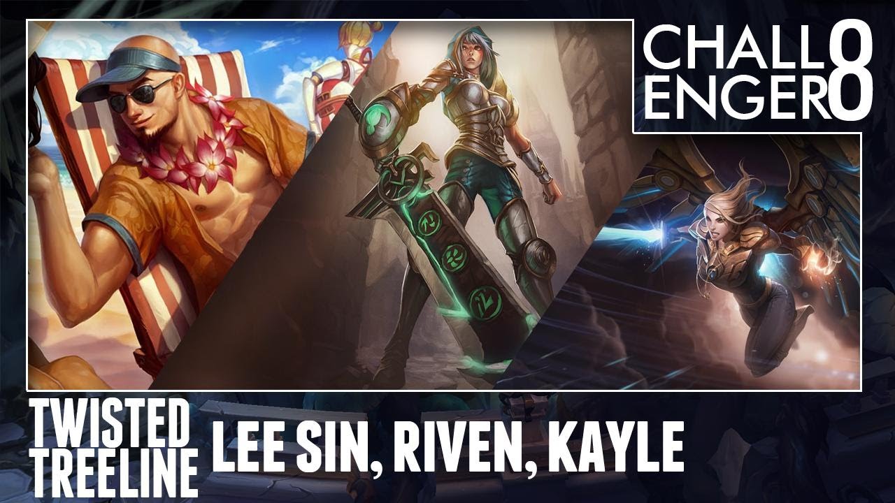 League of Legends 3v3 Challenger #8 Lee Sin Riven Kayle
