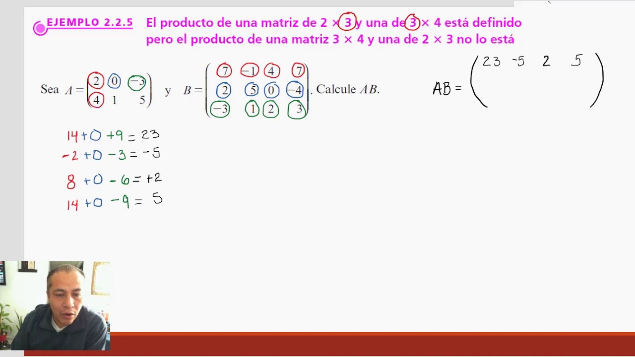 Álgebra Lineal - Ejemplo 2.2.5