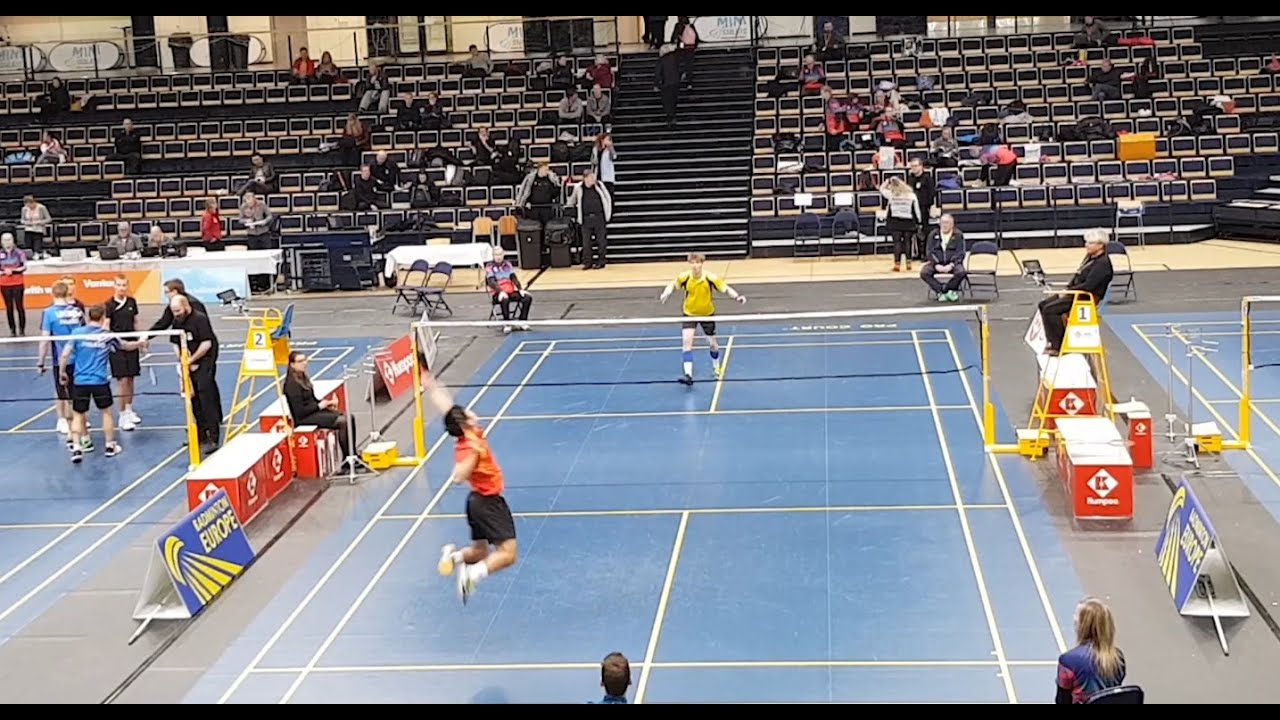 Badminton Men's Singles - David Kim vs Kasper Lehikoinen