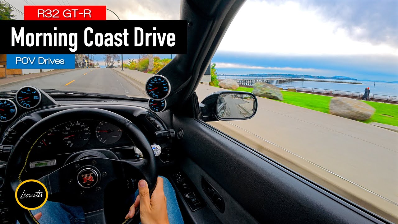 Morning Coastal Cruise in a Skyline GT-R R32 | Relaxing POV